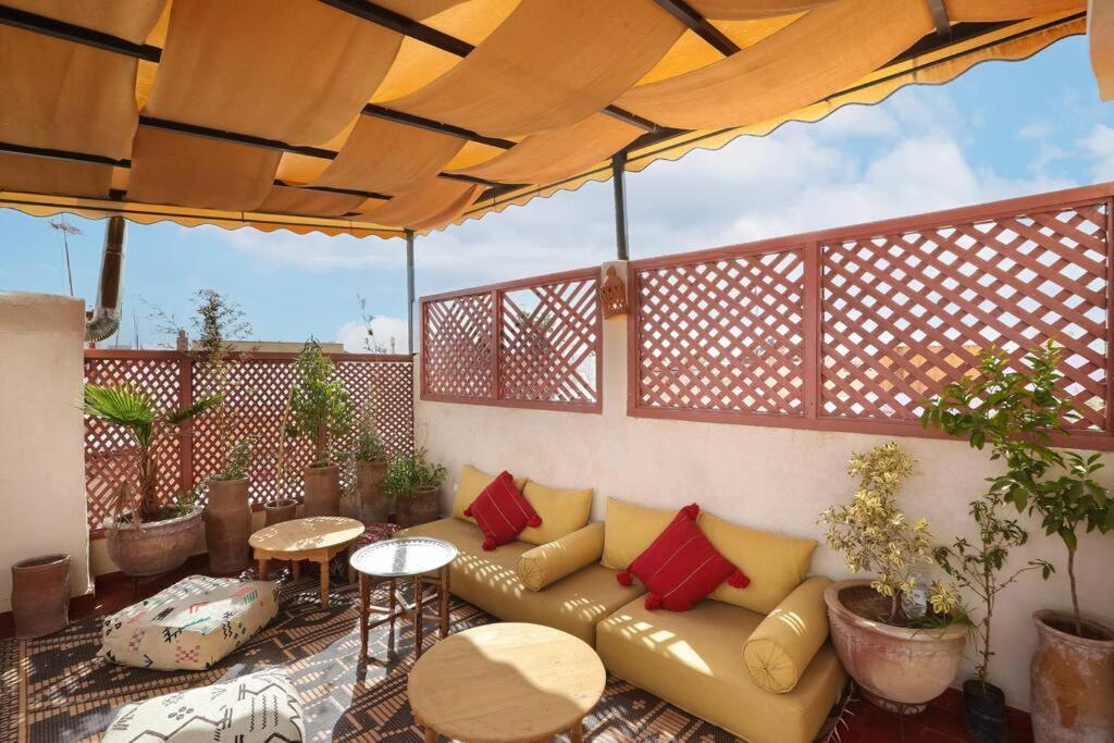 Riad El Khir En Centre Ville Rooftop Et Bassin Marrakesz Zewnętrze zdjęcie